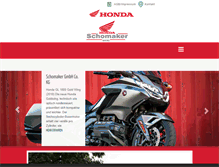 Tablet Screenshot of honda-schomaker.de